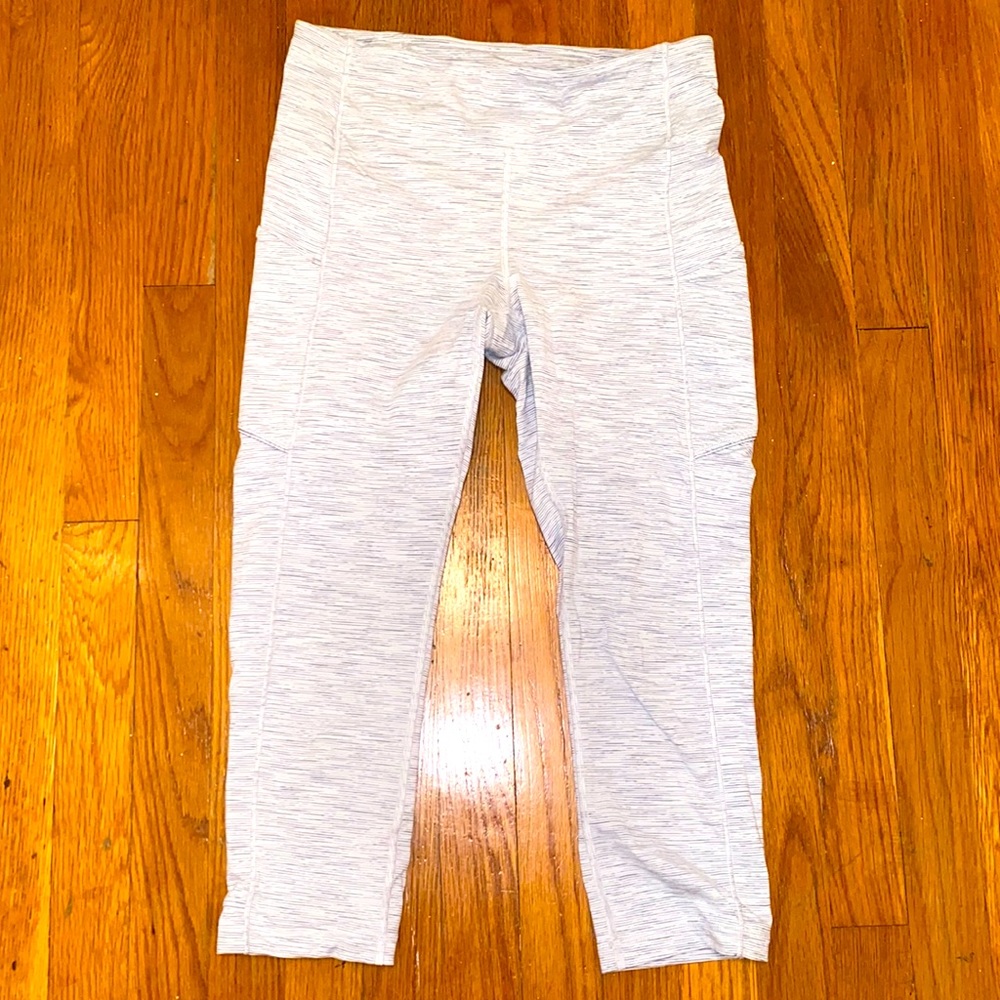 Lululemon Speed Up Crop 21” Seal Gray